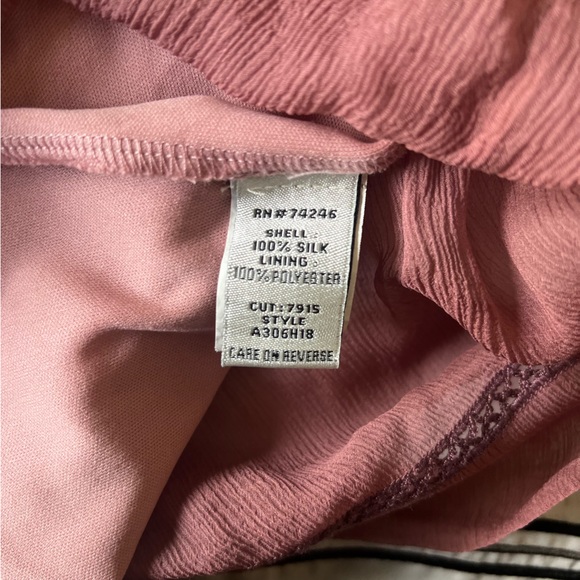 Vintage Max Studio 100% sheer silk lined skirt size S - Picture 6 of 8